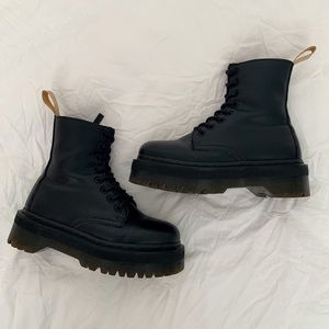 Platform Vegan Jadon Mono Boots by Doc Martens